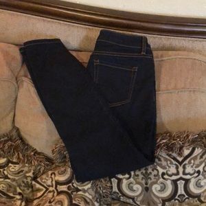 Dark wash skinny jeans size 6.